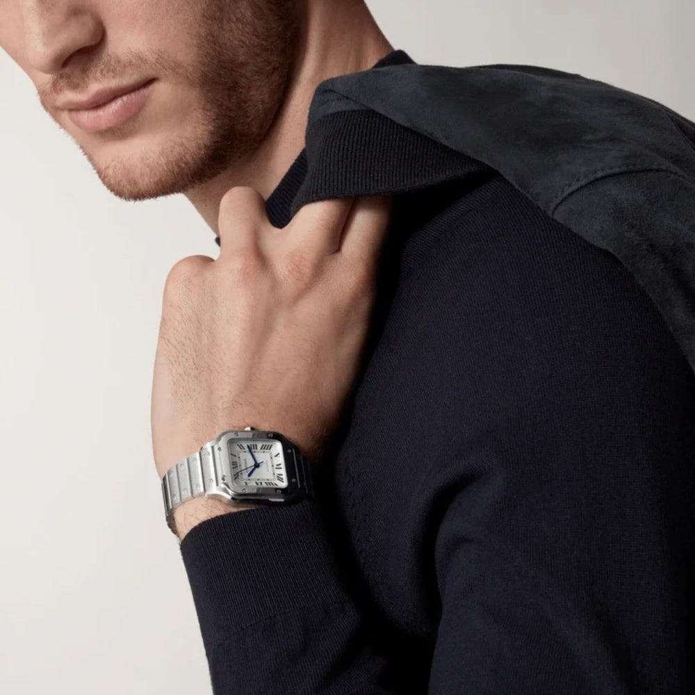 Cartier Santos Classic Silver